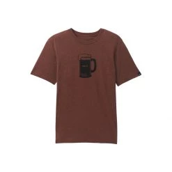Men's PrAna Beer Belly Journeyman T-Shirt Clove Heather