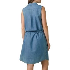 Women's PrAna Sunrise Peak Dress Washed Blue 5 Women's PrAna Sunrise Peak Dress Washed Blue -prAna Sales Shop unnamed file 1041