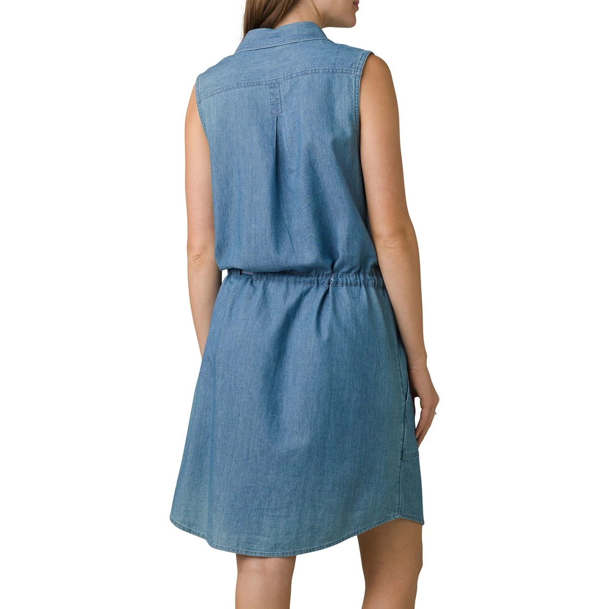 Women's PrAna Sunrise Peak Dress Washed Blue 3 Women's PrAna Sunrise Peak Dress Washed Blue - Image 3