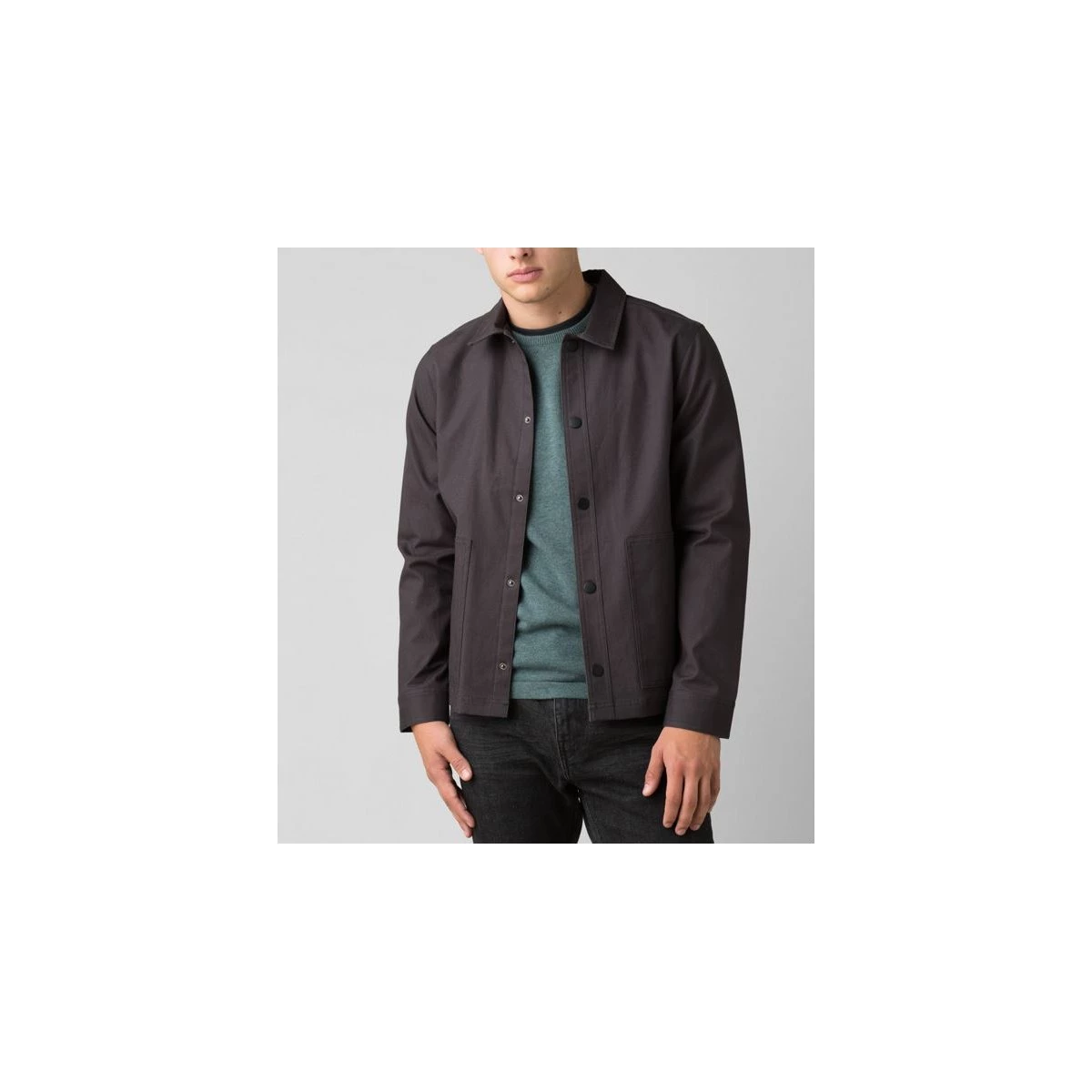 Men's PrAna Westside Softshell Jacket Charcoal 2 Men's PrAna Westside Softshell Jacket Charcoal - Image 2