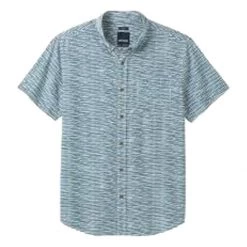 Men's PrAna Zuckerfield Slim Button Up Shirt Nickel 7 Men's PrAna Zuckerfield Slim Button Up Shirt Nickel -prAna Sales Shop unnamed file 1064