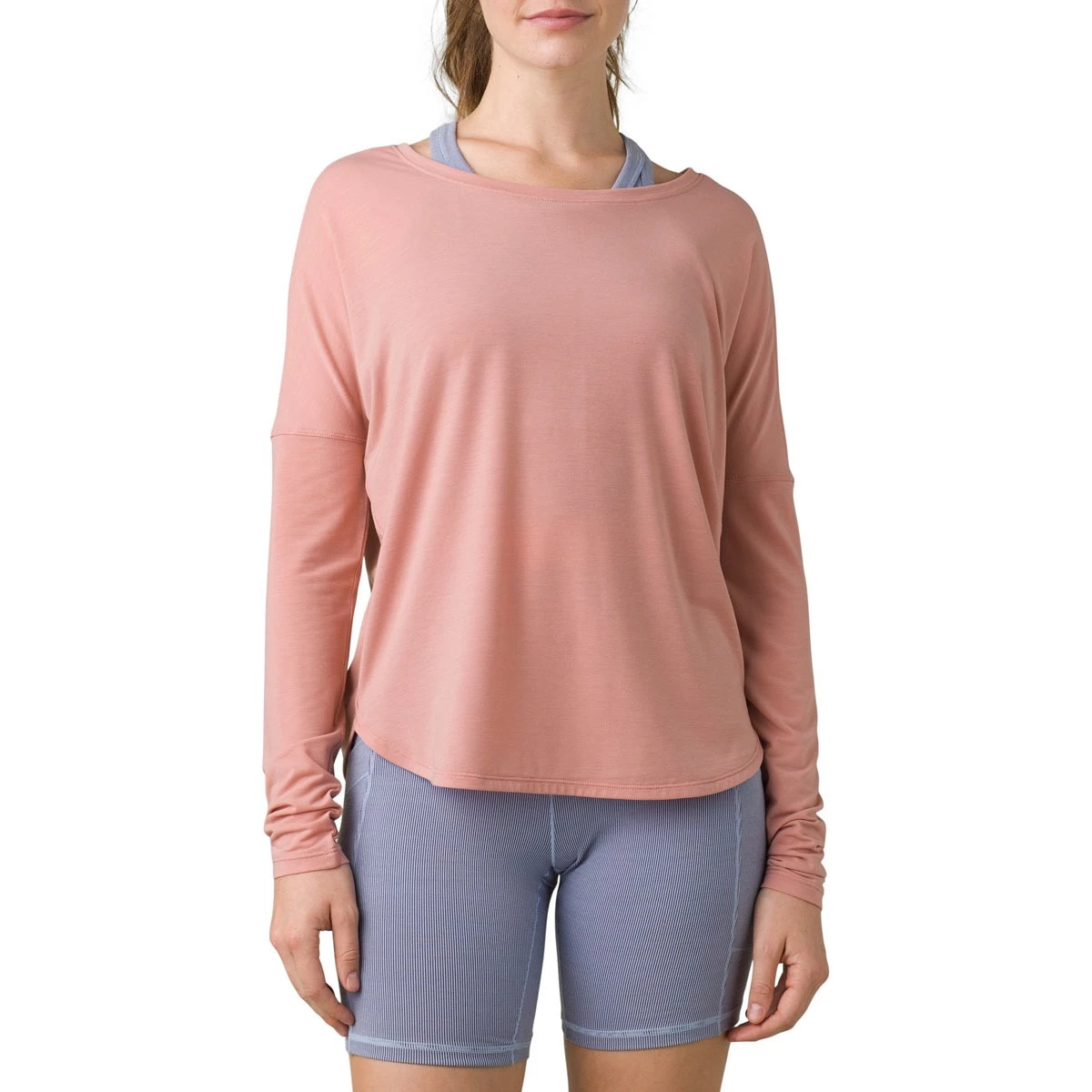 Women's PrAna Rogue Long Sleeve Top White 2 Women's PrAna Rogue Long Sleeve Top White - Image 2