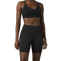 Women's PrAna Electa II Biker Shorts Sage Camo