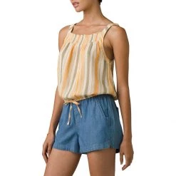 Women's PrAna Womne's Little Palm Cami Tank Top Leapfrog Stripe -prAna Sales Shop unnamed file 1119