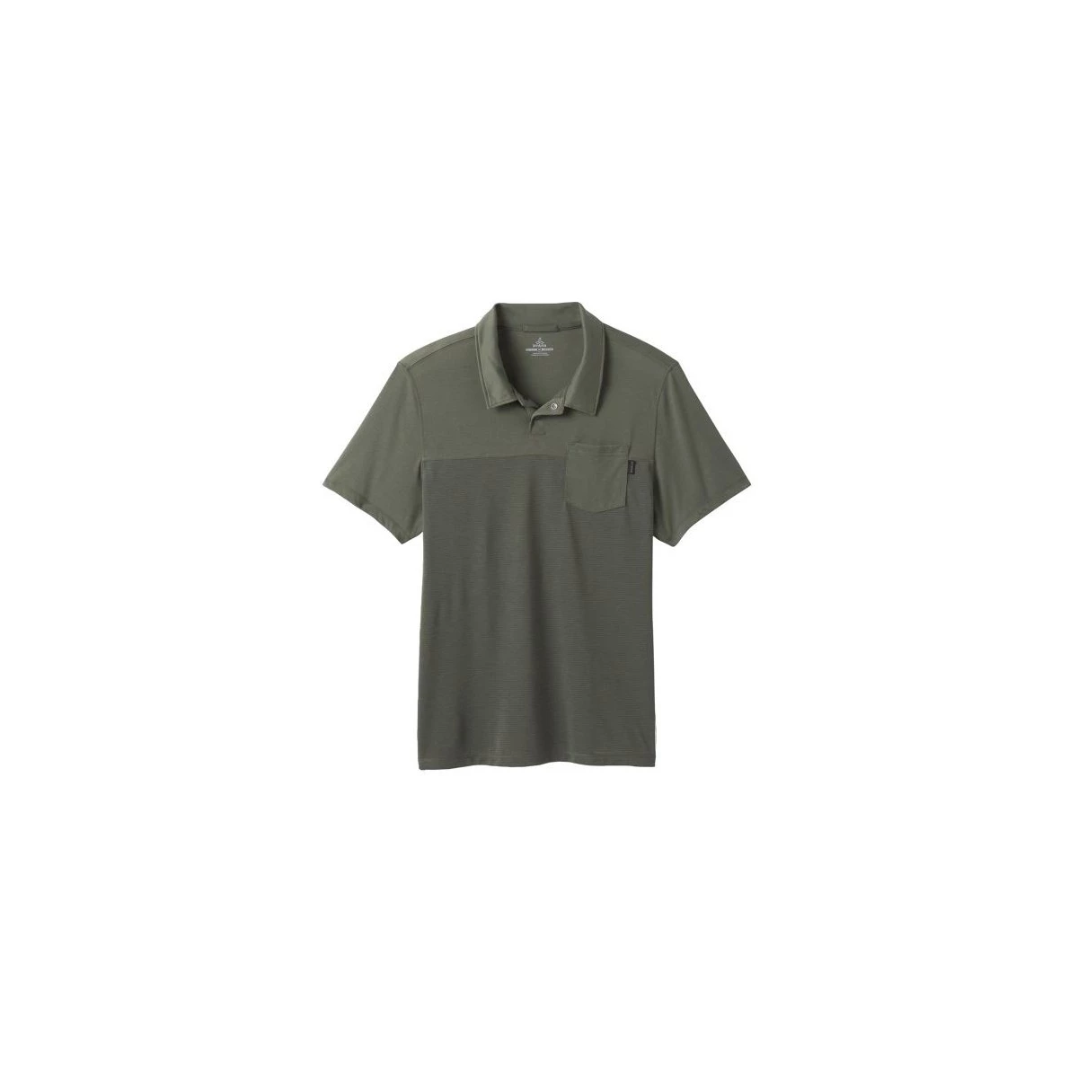 Men's PrAna Milo Polo Rye Green 1 Men's PrAna Milo Polo Rye Green