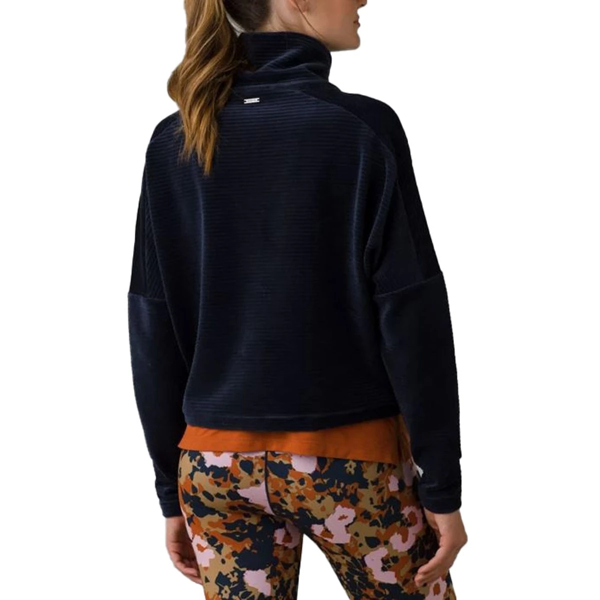 Women's PrAna Escambia Half Zip Camel 4 Women's PrAna Escambia Half Zip Camel - Image 4