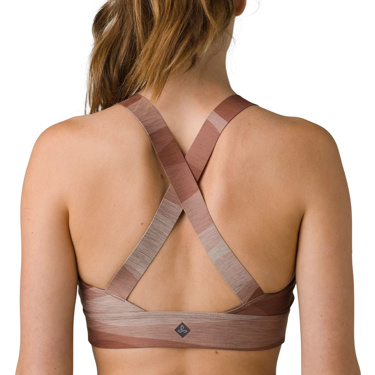 Women's PrAna Layna Sports Bra Morning Glory Dune 2 Women's PrAna Layna Sports Bra Morning Glory Dune - Image 2