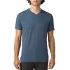 Men's PrAna V-Neck T-Shirt - Tall Denim Heather