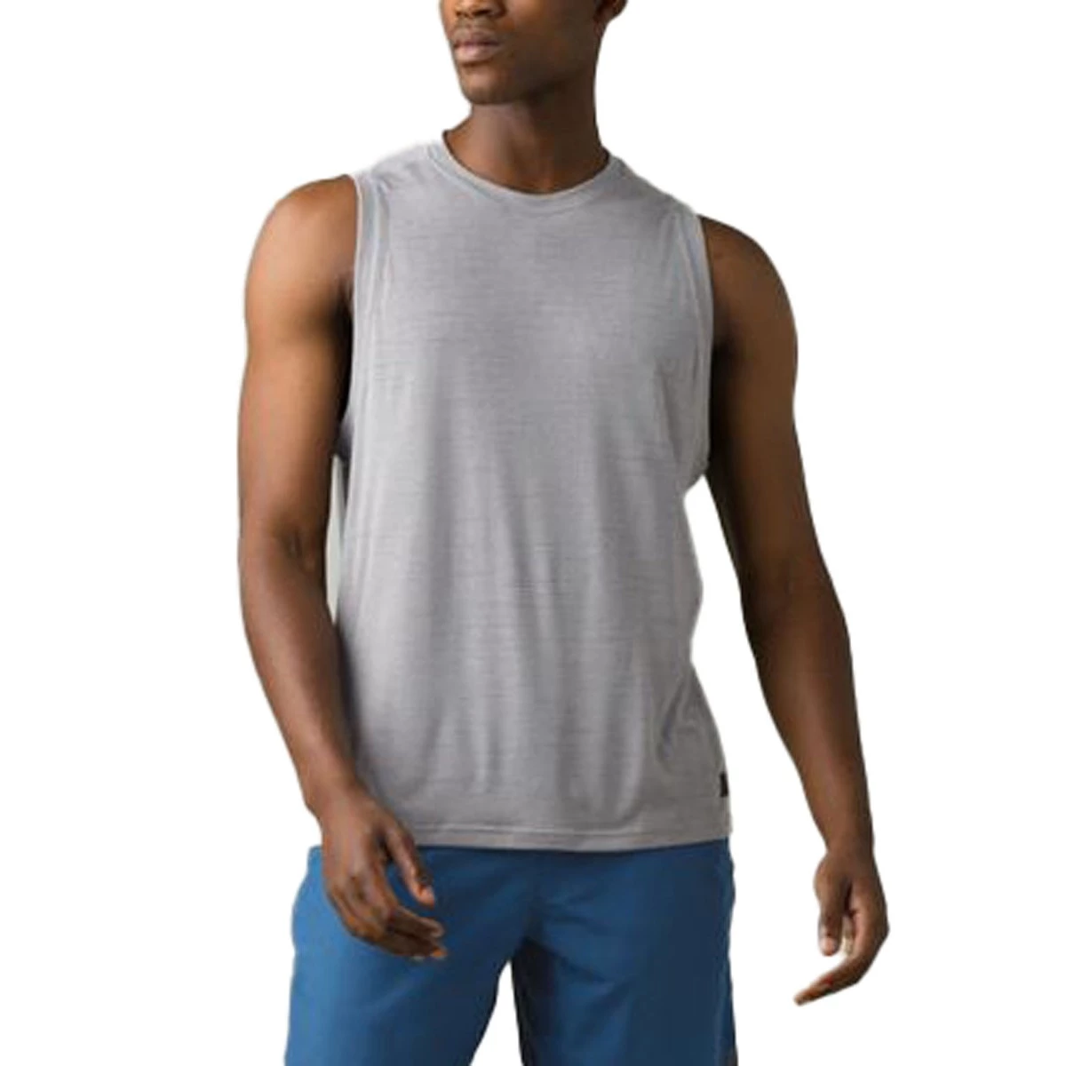 Men's PrAna Prospect Heights Tank Top Grey 4 Men's PrAna Prospect Heights Tank Top Grey - Image 4