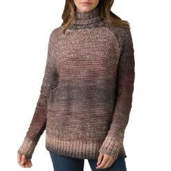 Women's PrAna Autumn Rein Tunic Sweater Charcoal Multi