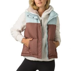 Women's PrAna Hellebore Vest Frost Clear Black