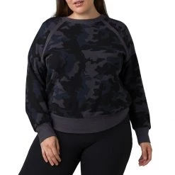 Women's PrAna Plus Cozy Up Sweatshirt Nautical Camo