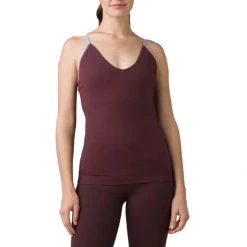 Women's PrAna Sopra Seamless Bra Tank Top Coastal Sage