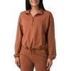 Women's PrAna Calimero 1/2 Zip Gravel