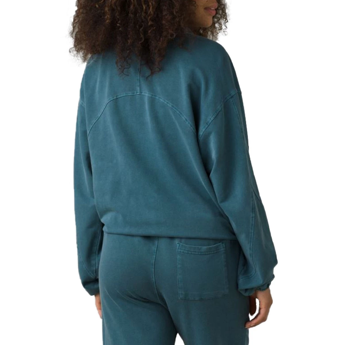 Women's PrAna Calimero 1/2 Zip Gravel 3 Women's PrAna Calimero 1/2 Zip Gravel - Image 3