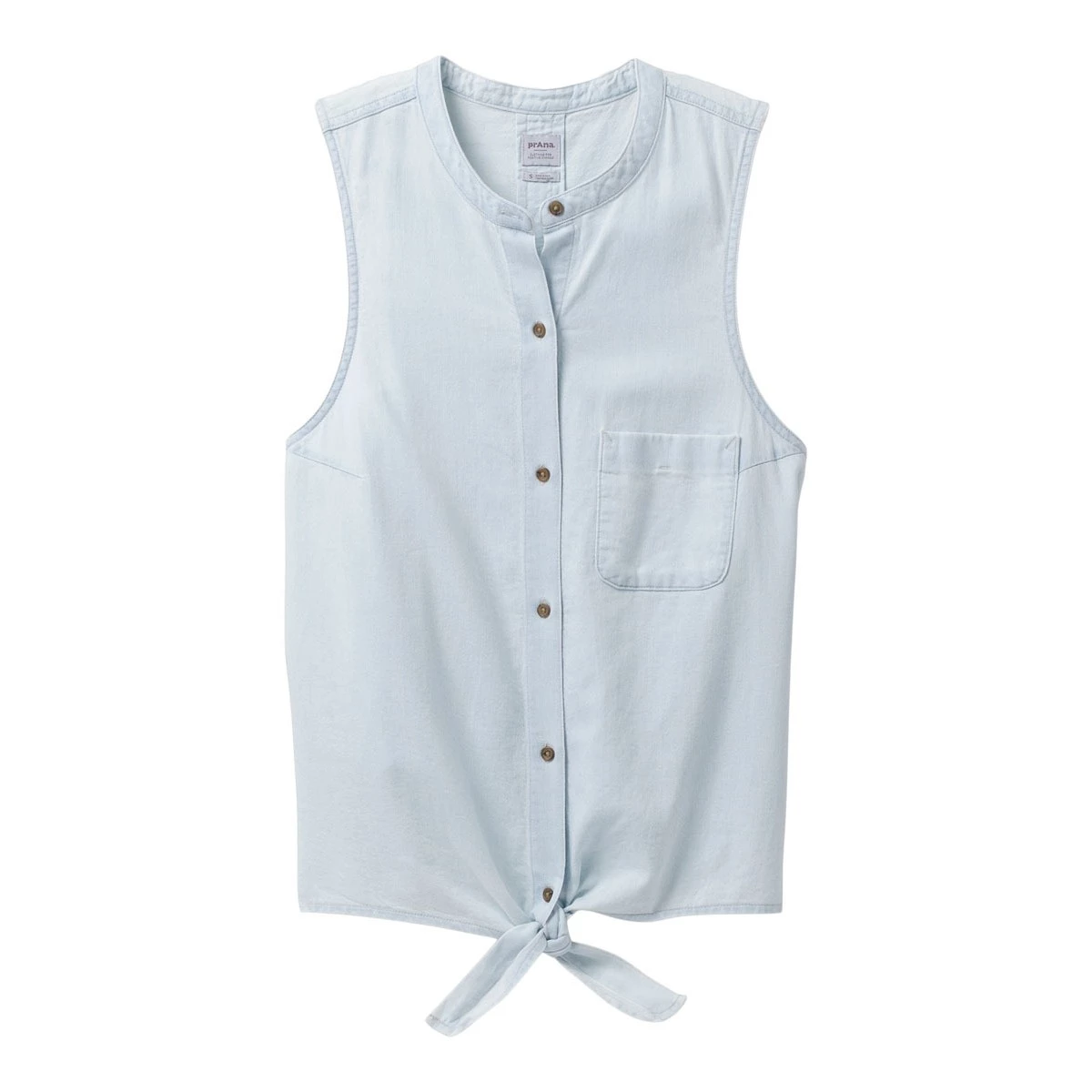 Women's PrAna Sunrise Peak Tank Top Washed Blue 4 Women's PrAna Sunrise Peak Tank Top Washed Blue - Image 4