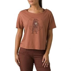 Women's PrAna Journeyman 2.0 Tee Heather Grey Keep Growing -prAna Sales Shop unnamed file 1370