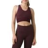 Women's PrAna Sopra Seamless Crop Top Sports Bra Cloud Blush