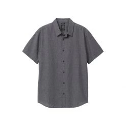 Men's PrAna Lindores Button Up Shirt Dark Iron