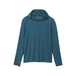 Men's PrAna Calder Hoodie Rashguard Ashy