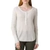 Women's PrAna Milani Henley Shirt Snowflake