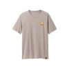 Men's PrAna Wild Camp T-Shirt Medium Heather Grey Chilli