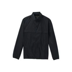 Men's PrAna Transit Range Windbreaker Grey Blue Topo