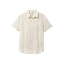 Men's PrAna Tinline Button Up Shirt Chalk Wind