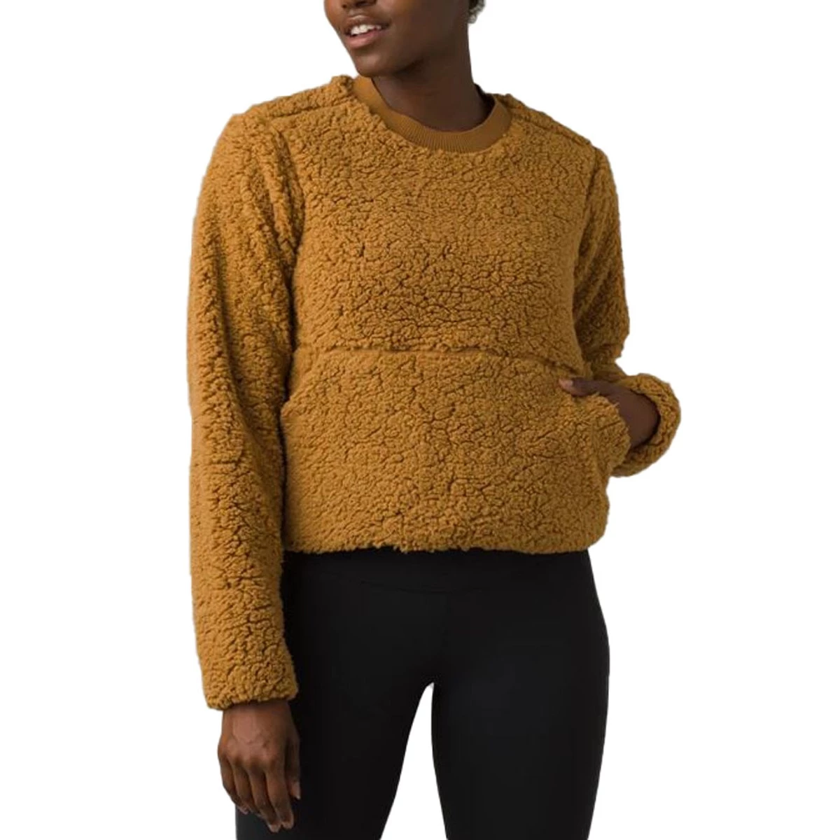 Women's PrAna Polar Escape Sweatshirt Kale Wildflower 4 Women's PrAna Polar Escape Sweatshirt Kale Wildflower - Image 4