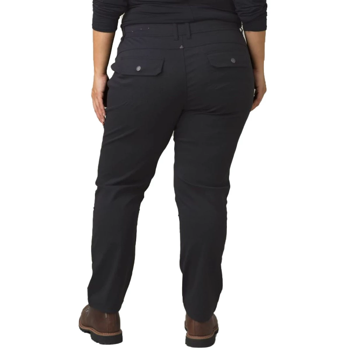 Women's PrAna Plus Size Halle Straight Pants Black 2 Women's PrAna Plus Size Halle Straight Pants Black - Image 2