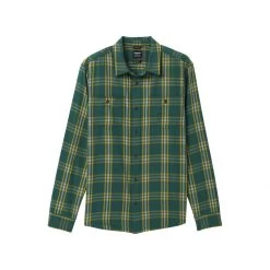 Men's PrAna Slim Dolberg Flannel Shirt Soft Pine -prAna Sales Shop unnamed file 1792