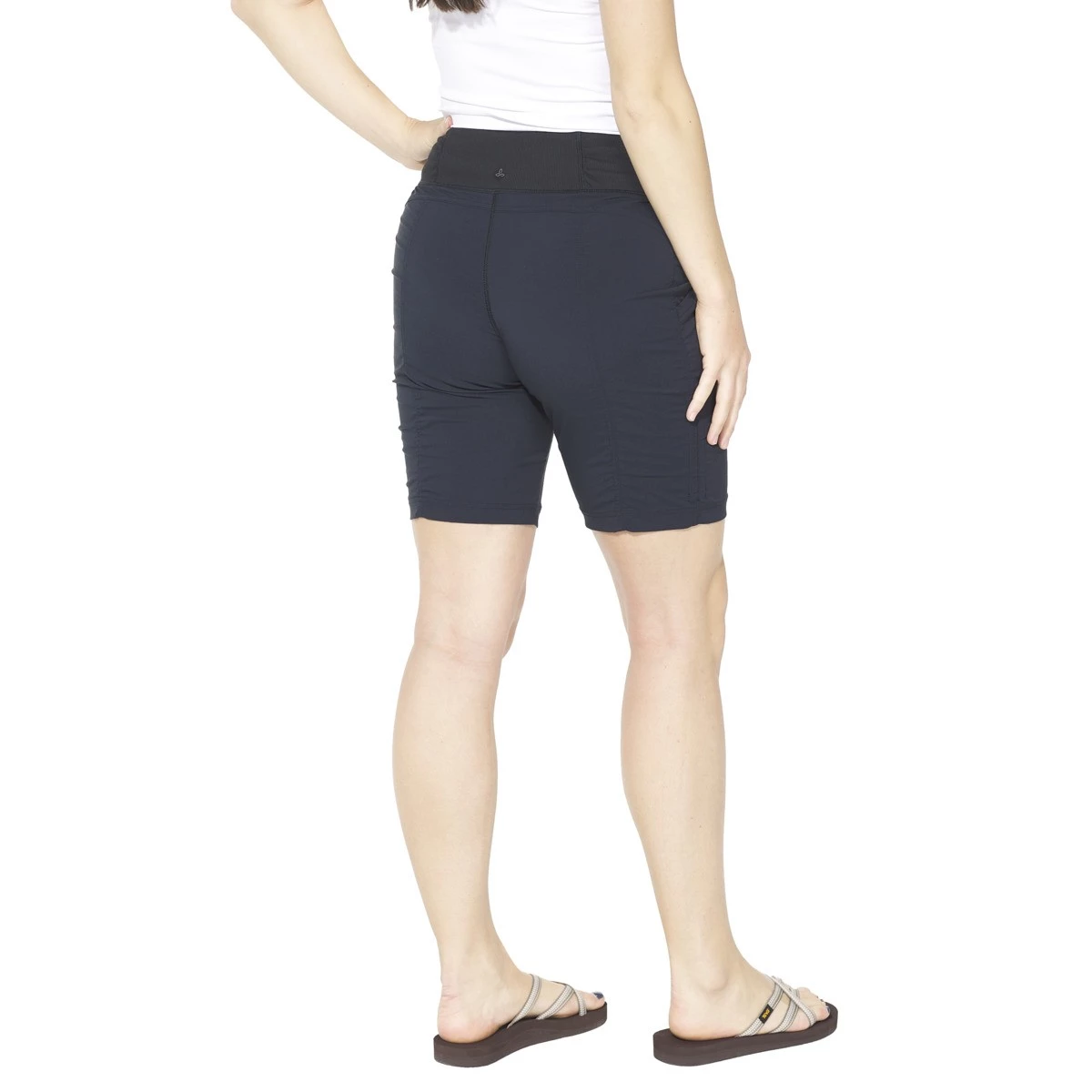 Women's PrAna Koen Flat-Front Shorts Black 3 Women's PrAna Koen Flat-Front Shorts Black - Image 3