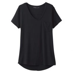 Women's PrAna Foundation Short Sleeve V-Neck Morning Glory Stripe 20 Women's PrAna Foundation Short Sleeve V-Neck Morning Glory Stripe -prAna Sales Shop unnamed file 204