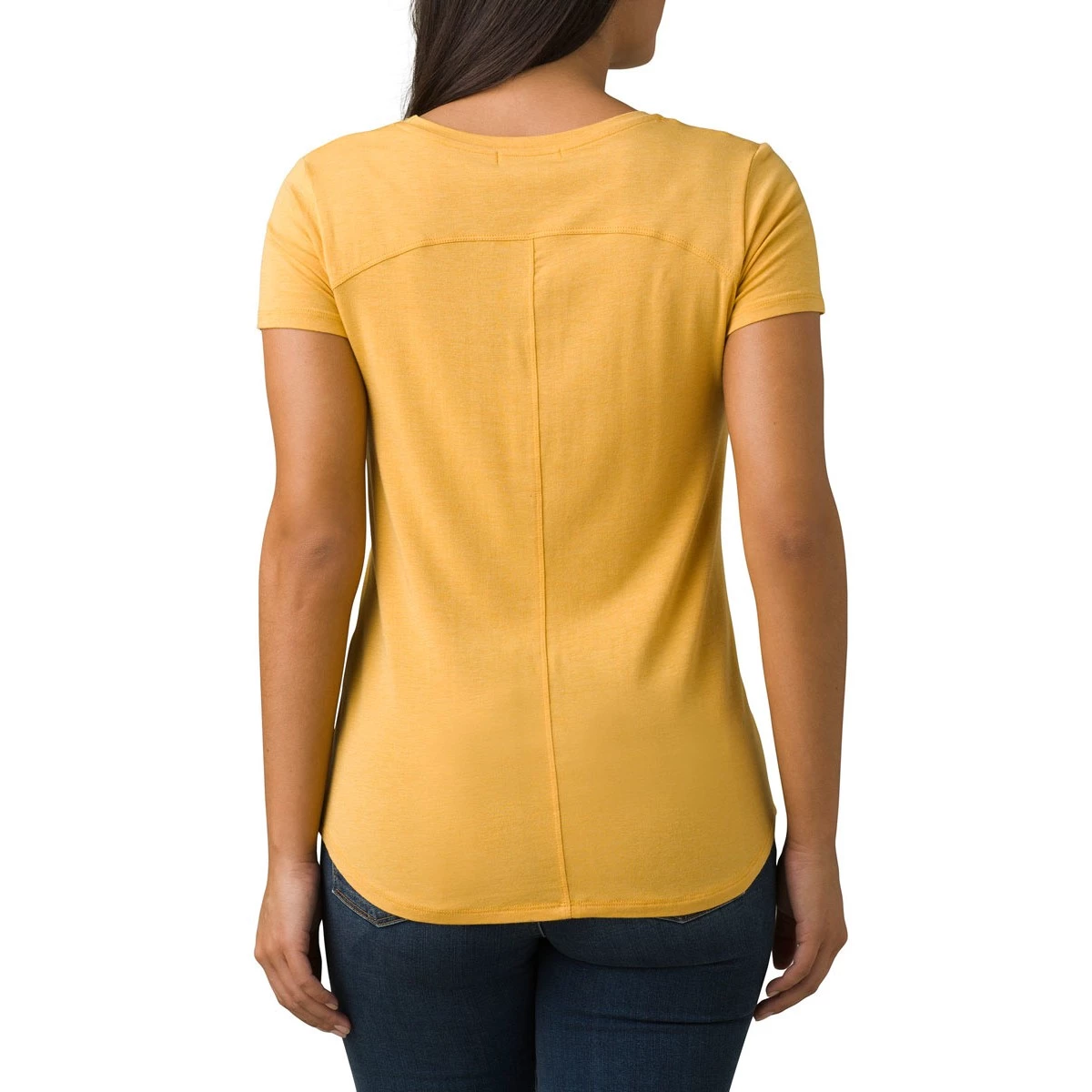 Women's PrAna Foundation Short Sleeve V-Neck Morning Glory Stripe 7 Women's PrAna Foundation Short Sleeve V-Neck Morning Glory Stripe - Image 7