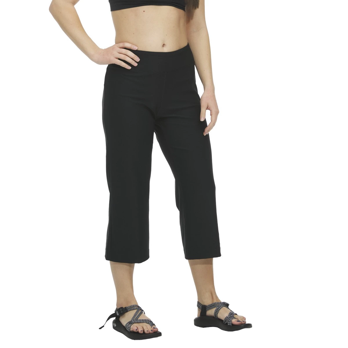 Women's PrAna Jara Capris Black 2 Women's PrAna Jara Capris Black - Image 2