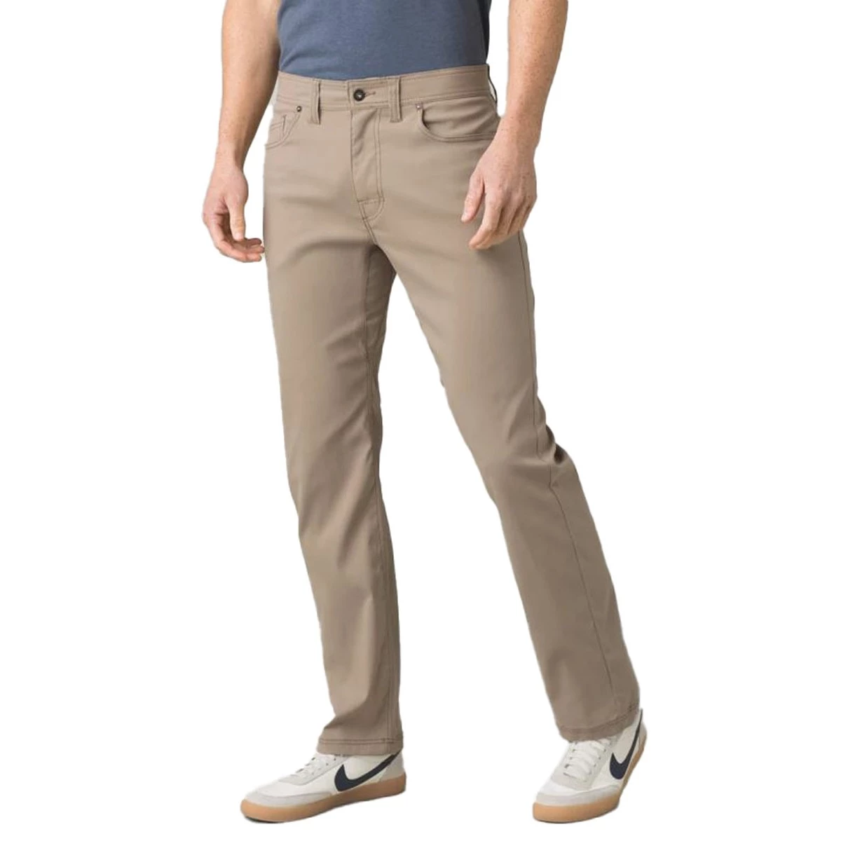 Men's PrAna Brion Pants Khaki 4 Men's PrAna Brion Pants Khaki - Image 4