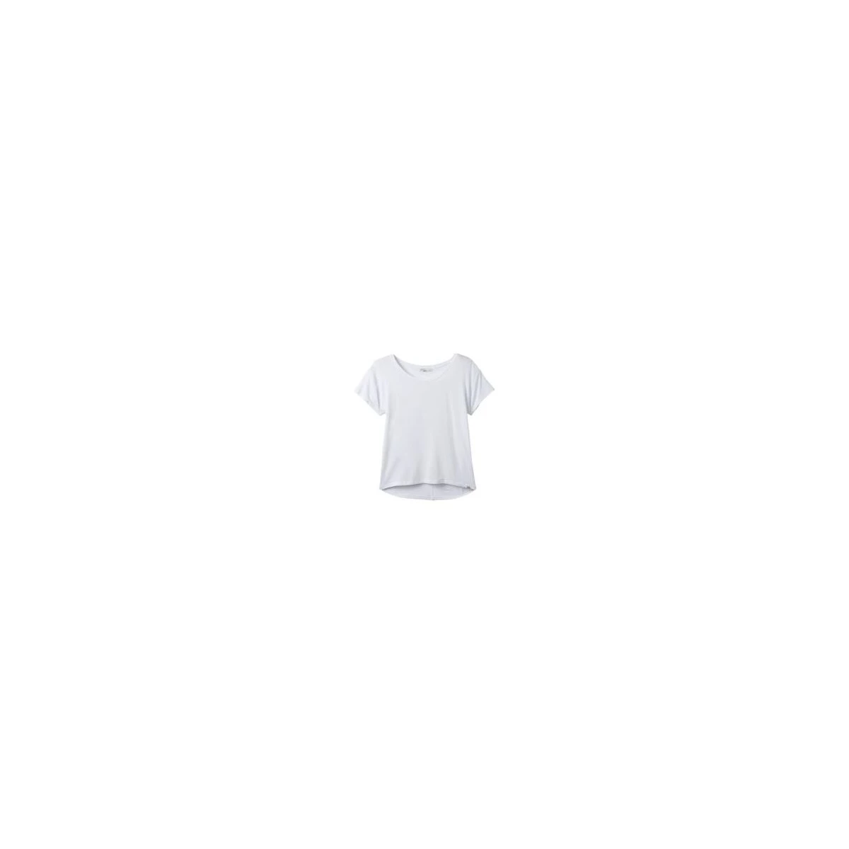 Women's PrAna Foundation Slouch Top White 3 Women's PrAna Foundation Slouch Top White - Image 3
