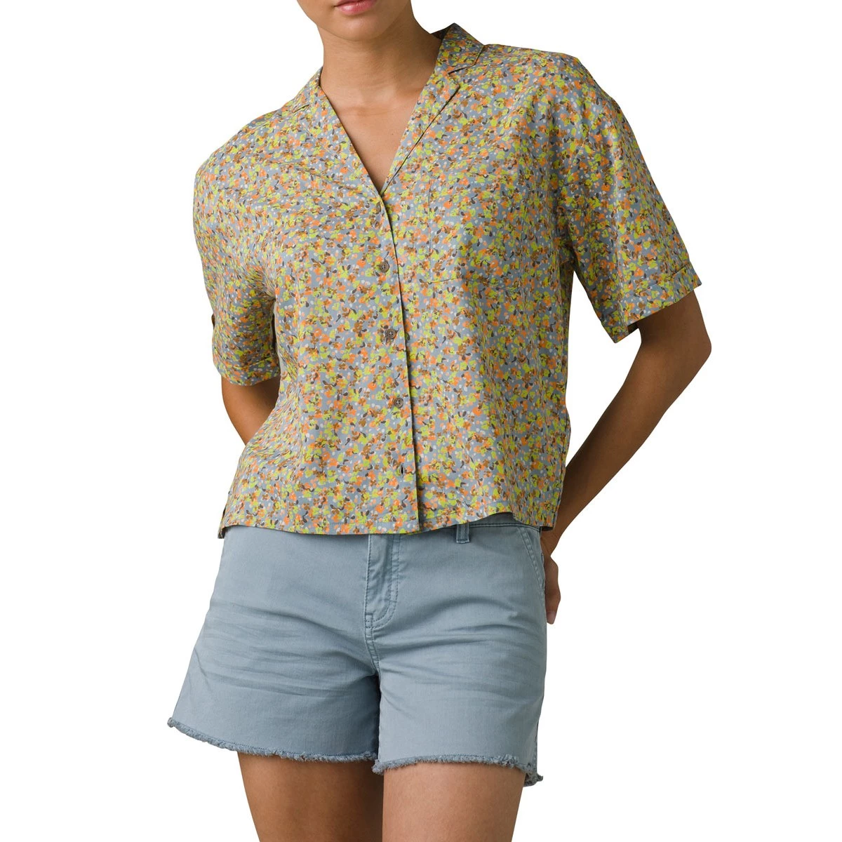 Women's PrAna Iguala Top Nautical Petals 1 Women's PrAna Iguala Top Nautical Petals