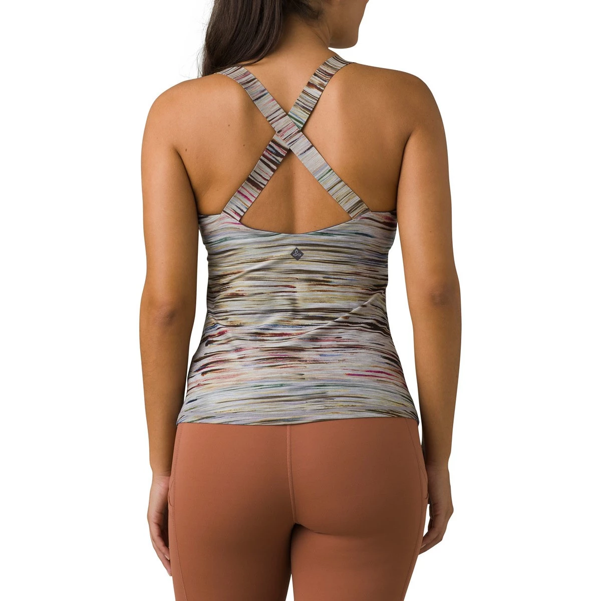 Women's PrAna Layna Tank Tank Top Sage Camo 2 Women's PrAna Layna Tank Tank Top Sage Camo - Image 2