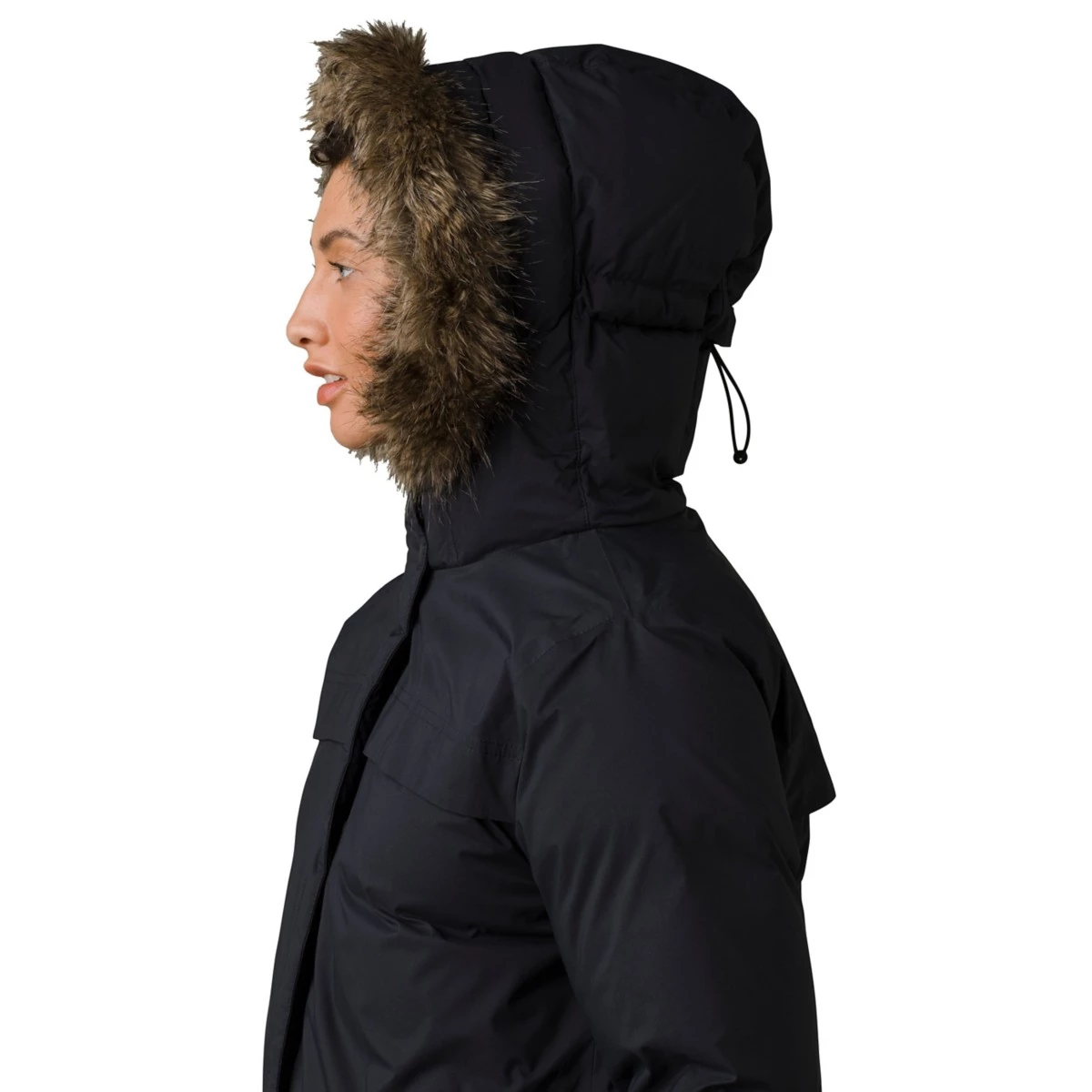 Women's PrAna Sayama Long Jacket Black 7 Women's PrAna Sayama Long Jacket Black - Image 7