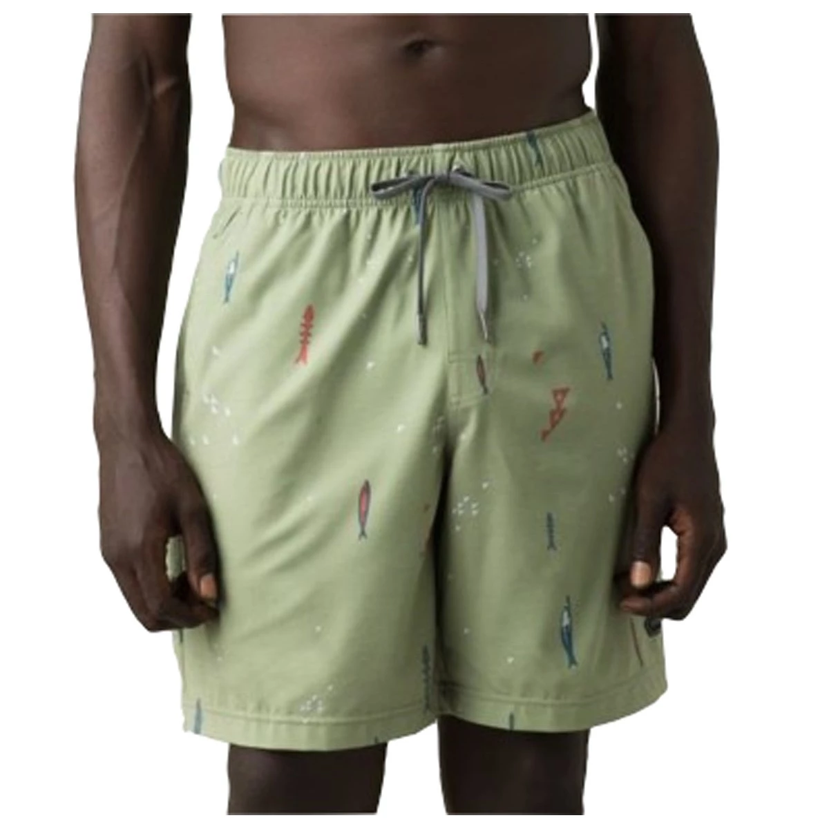 Men's PrAna Metric E-Waist Zip Boardshorts Pistachio Sardines 5 Men's PrAna Metric E-Waist Zip Boardshorts Pistachio Sardines - Image 5