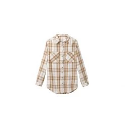Women's PrAna Beezly Flannel Shirt Gingerbread -prAna Sales Shop unnamed file 661