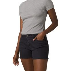 Women's PrAna Buxton Jean Shorts Onyx -prAna Sales Shop unnamed file 666