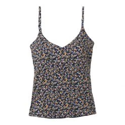 Women's PrAna Jess Reversible Tankini Black Petals