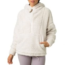 Women's PrAna Polar Escape 1/4 Zip Dream Dust -prAna Sales Shop unnamed file 703