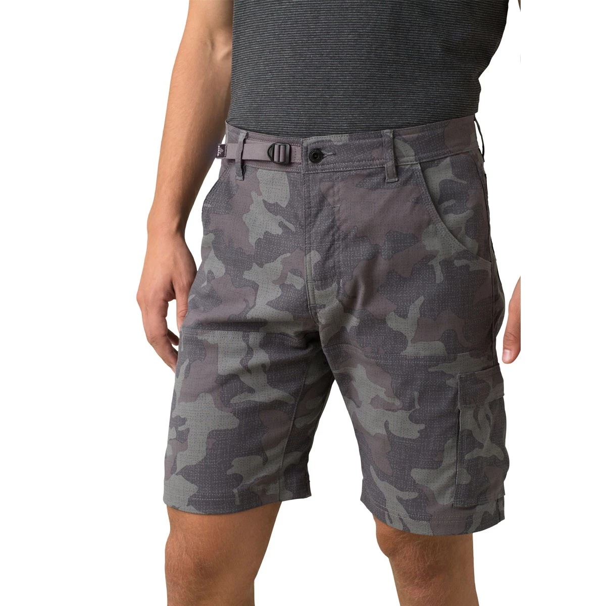 Men's PrAna Stretch Zion Hybrid Shorts Mud 1 Men's PrAna Stretch Zion Hybrid Shorts Mud