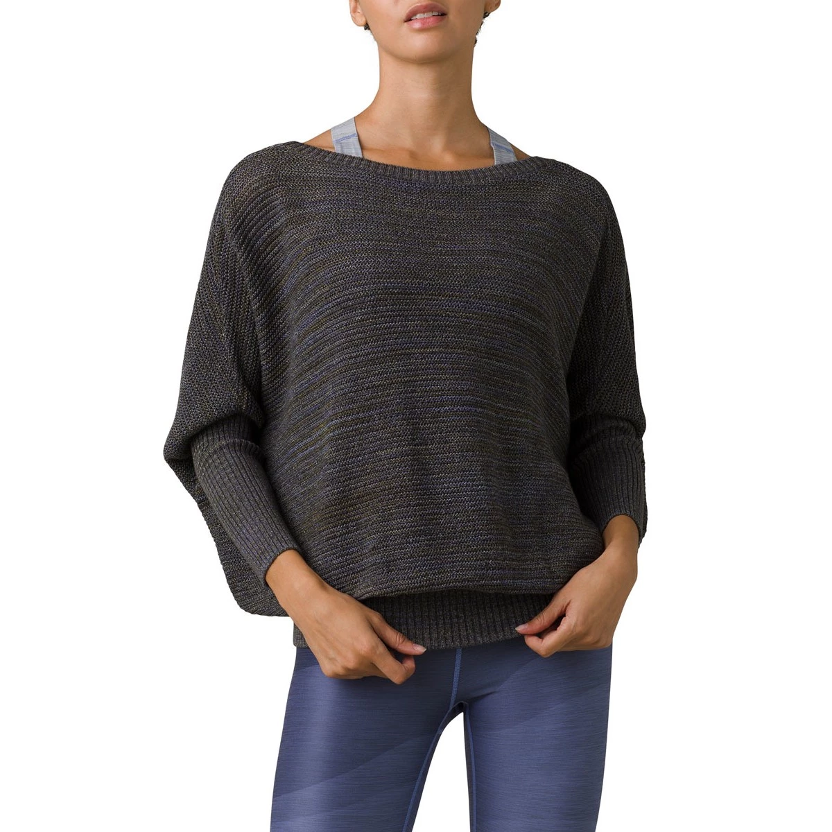 Women's PrAna Coronet Sweater Dark Iron 4 Women's PrAna Coronet Sweater Dark Iron - Image 4
