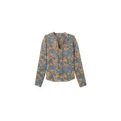 Women's PrAna Wild At Heart Shirt Danish Blue Wildflower 6 Women's PrAna Wild At Heart Shirt Danish Blue Wildflower -prAna Sales Shop unnamed file 796