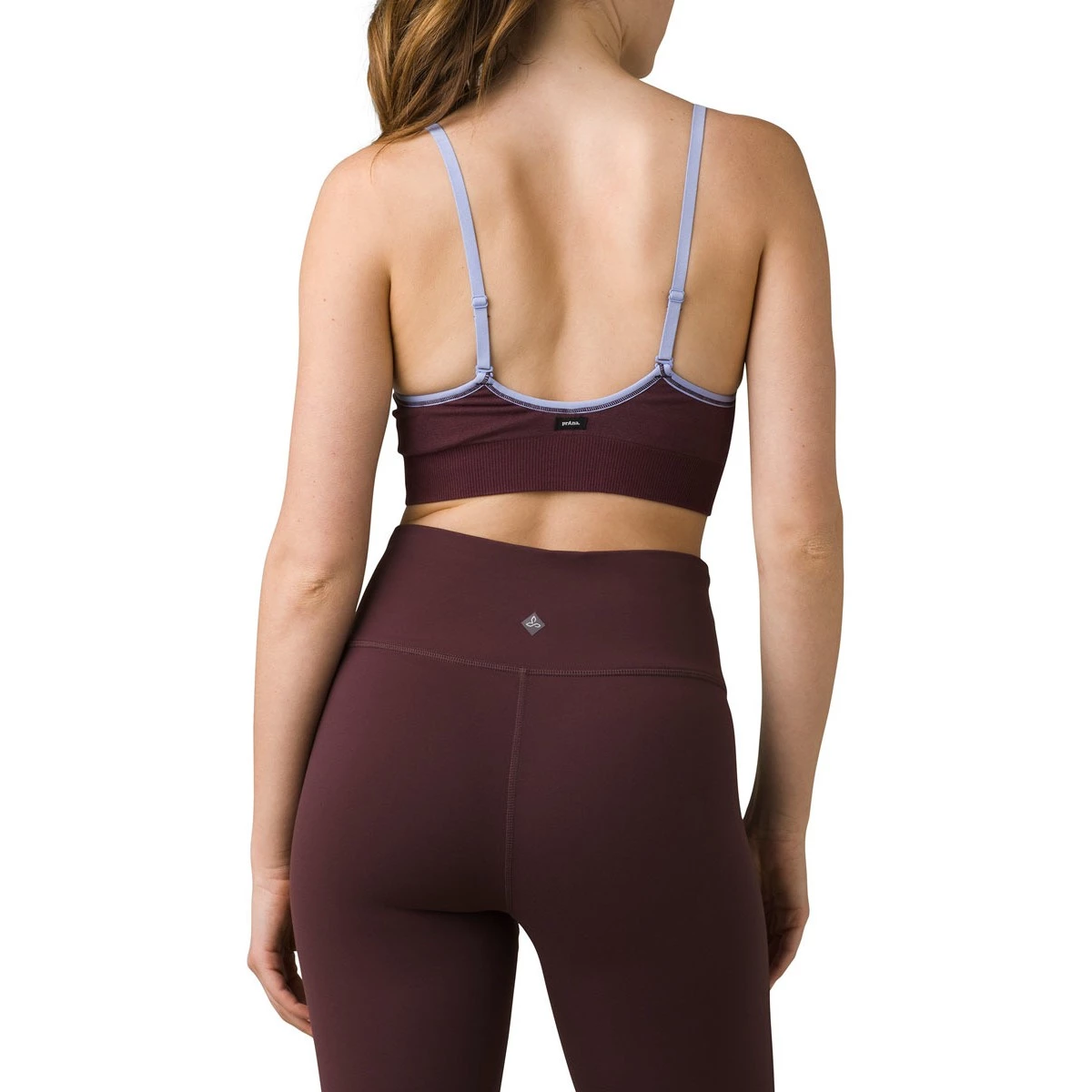 Women's PrAna Sopra Seamless Sports Bra Cloud Blush 2 Women's PrAna Sopra Seamless Sports Bra Cloud Blush - Image 2