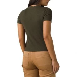 Women's PrAna Foundation Rib T-Shirt Heather Grey -prAna Sales Shop unnamed file 823